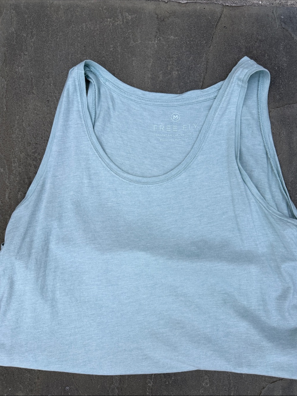 Free Fly Light Sage Green Tank Top - Picture 4 of 4